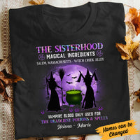 Personalized Witch Friends Magical Sisterhood T Shirt AG242 28O34 thumb 1