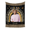 Personalized Gift For Daughter Leopard You Are Beautiful Upload Photo Blanket 31463 1