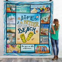 Beach Fleece Blanket JN273 73O47 thumb 1