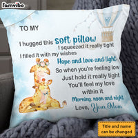 Personalized Gift For Daughter Hug This Soft Pillow 32341 thumb 1
