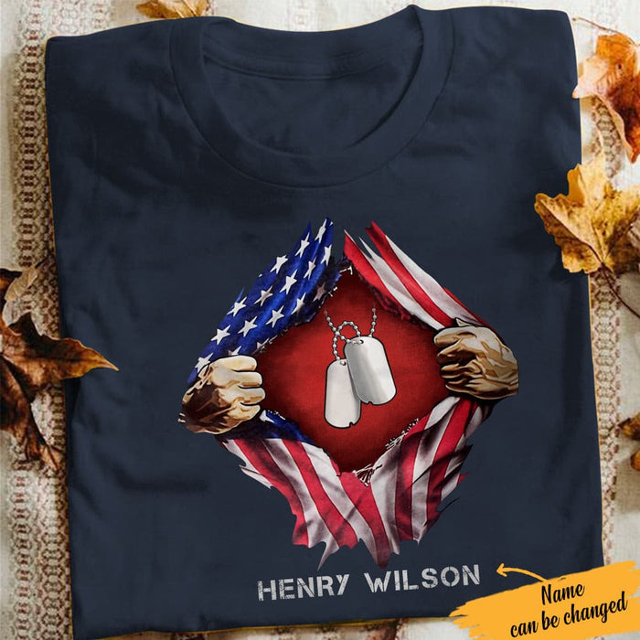 Personalized Veteran T Shirt JN81 85O61 1