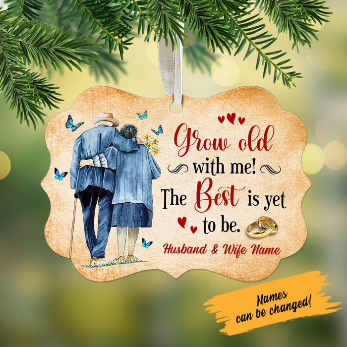Personalized Grow Old With Me Couple Benelux Ornament NB242 30O58 1