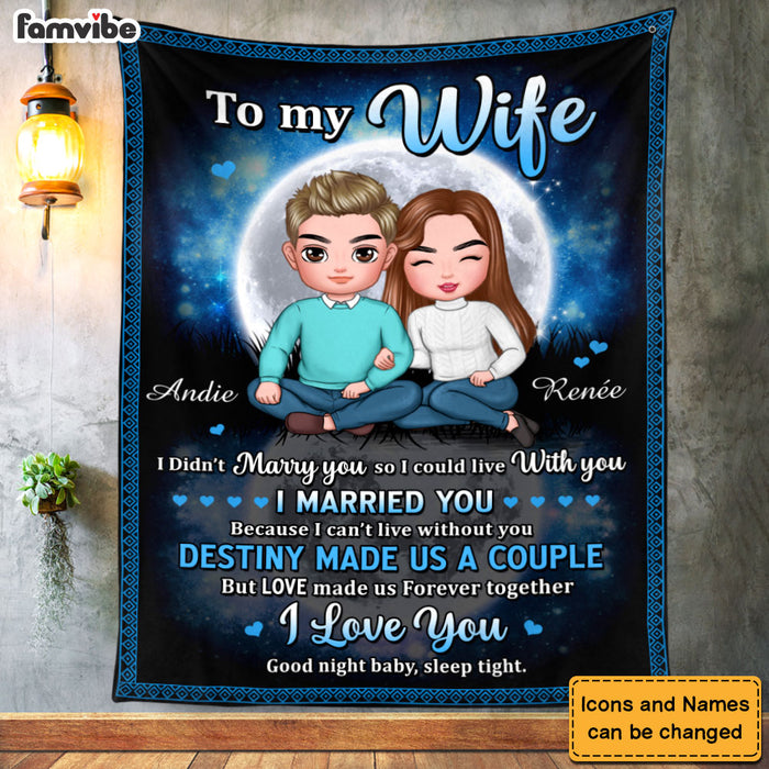 Personalized Gift For Wife Couple Forever Together Blanket 31088 1
