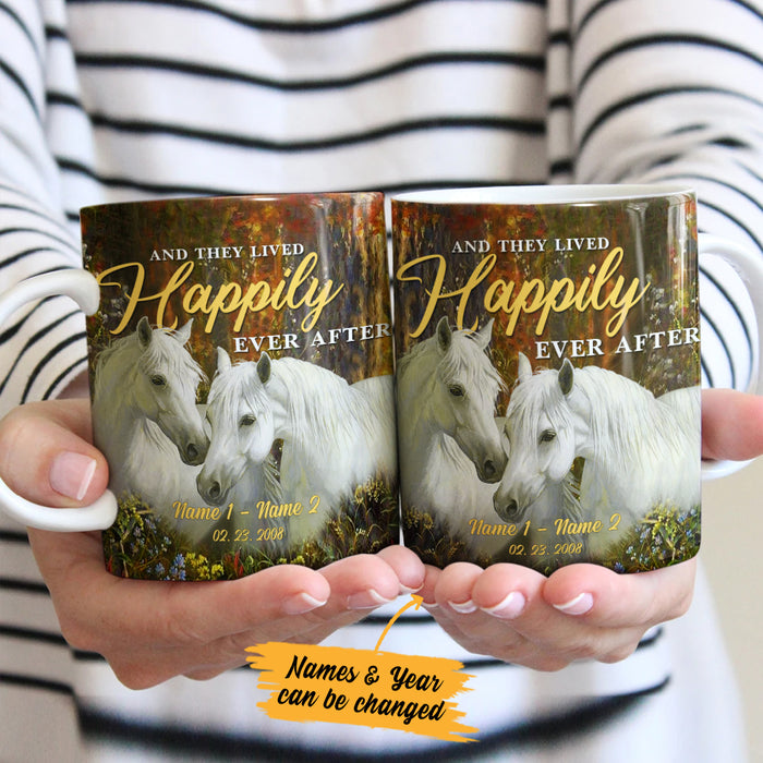 Personalized Horse Couple Mug SB142 85O36 1