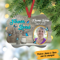 Personalized Forever Loved Memorial Benelux Ornament NB171 73O60 thumb 1