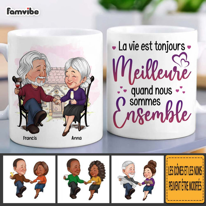 Personalized French Couple Gift Nous Sommes Ensemble Mug 30864 1