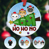 Personalized Cat Ho Ho No Christmas Ornament OB222 95O58 1