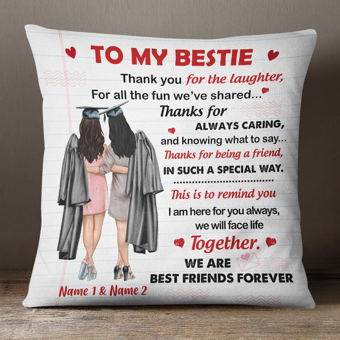 Personalized Graduation Friends Pillow MR61 26O36 (Insert Included) 1