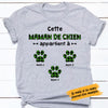 Personalized This Dog Mom Belongs To Maman De Chien French T Shirt AP96 30O58 1