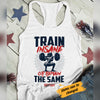 Personalized Gym Women White Racerback Tank JL71 95O34 1