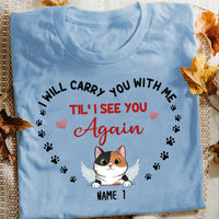 Personalized Cat Memorial T Shirt MR244 26O57 thumb 1