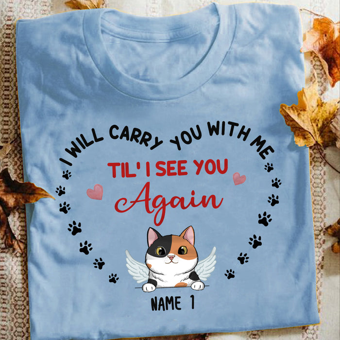 Personalized Cat Memorial T Shirt MR244 26O57 1