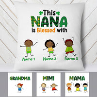 Personalized Grandma Irish St Patrick's Day Pillow FB41 26O53 (Insert Included) thumb 1