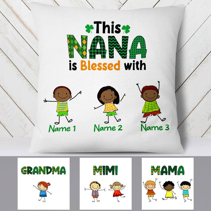 Personalized Grandma Irish St Patrick's Day Pillow FB41 26O53 (Insert Included) 1