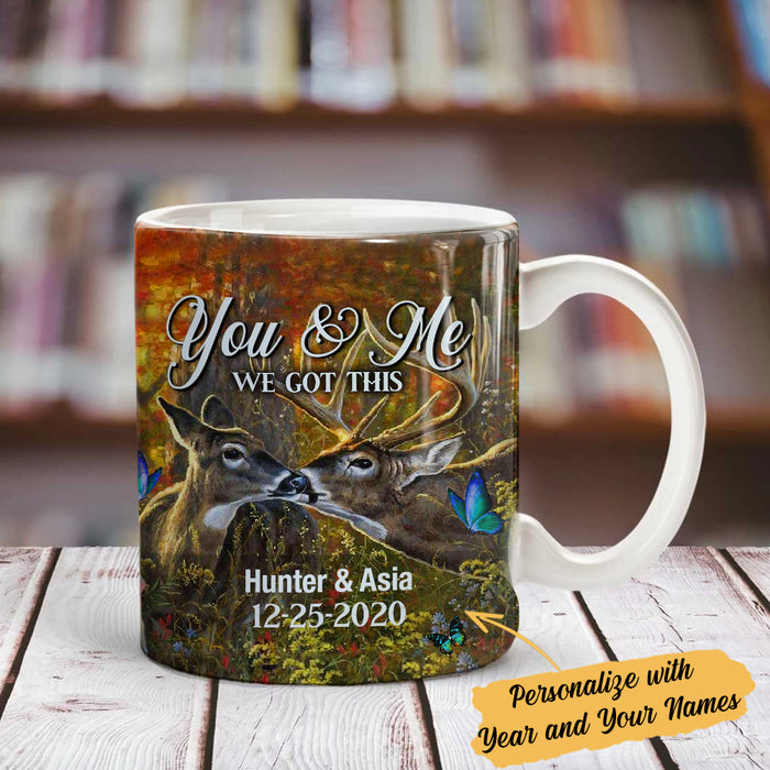 Personalized Deer Hunting Couple We Got This Mug SB93 73O65 1