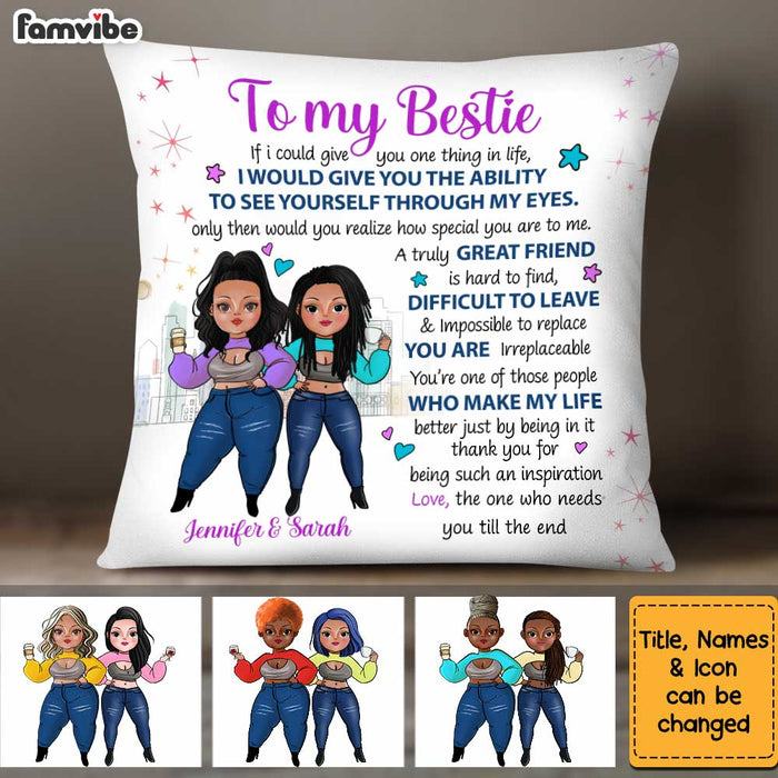 Personalized To My Friend Thank You Leopard Pillow OB264 58O34 1