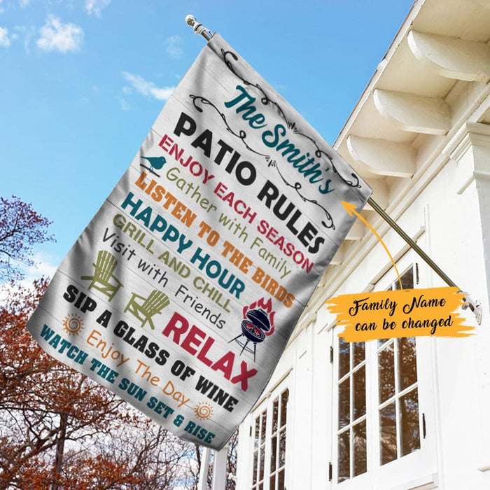 Personalized Patio Gardening Garden Flag JN244 85O47 1