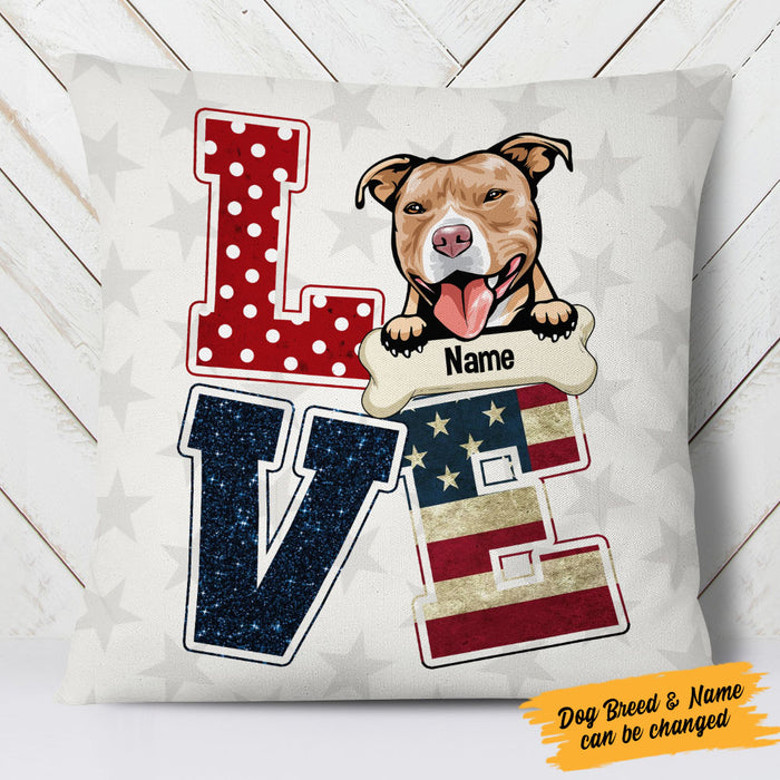 Personalized Love Dog Pillow AP292 87O60 (Insert Included) 1