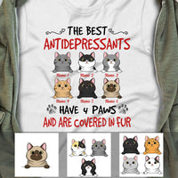Personalized Cat The Best Antidepressant T Shirt MR111 67O60 thumb 1