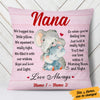 Personalized Elephant Gift For Grandma  Pillow OB54 65O53 1