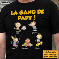 Personalized Gift For Grandpa French Papa Grand-père Shirt - Hoodie - Sweatshirt 31066 thumb 1