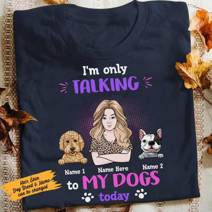 Personalized Dog Mom Grandma T Shirt JN181 95O58 1
