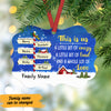 Personalized Family Christmas Signpost MDF Ornament NB52 87O47 1