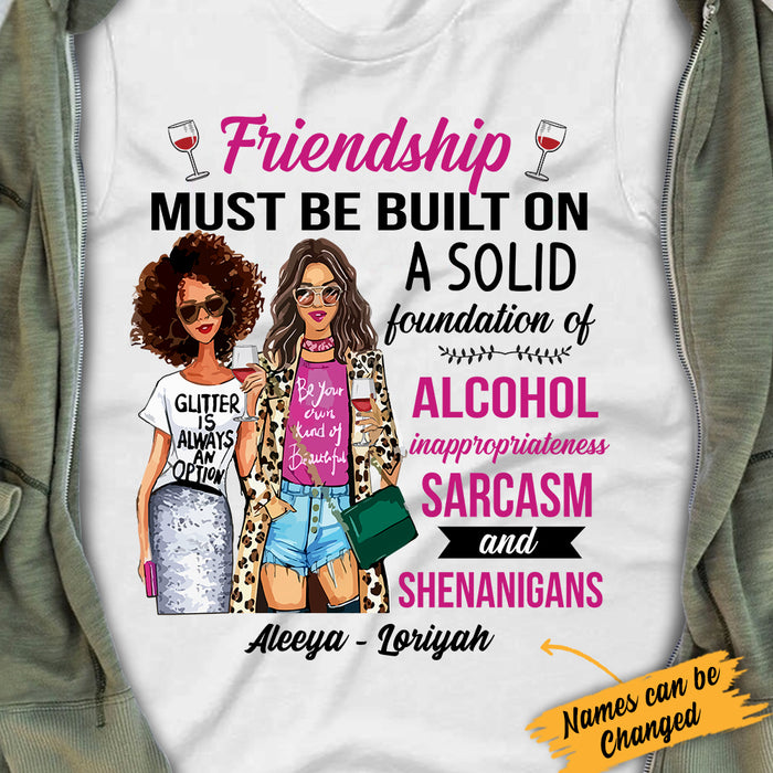 Personalized BWA Friends Sarcasm T Shirt AG252 81O34 1