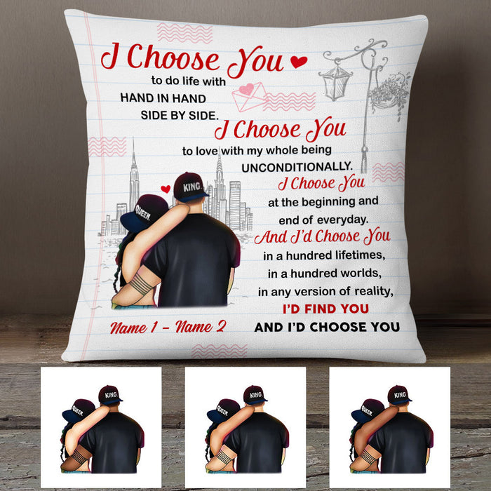 Personalized Couple Pillow MR91 26O53 (Insert Included) 1