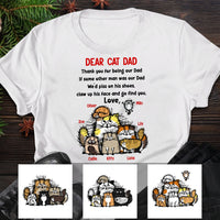 Personalized Dear Cat Dad Mom  T Shirt OB281 30O53 thumb 1