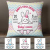 Personalized Baby First Easter Bunny Pillow MR32 30O57 (Insert Included) 1