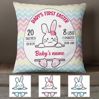 Personalized Baby First Easter Bunny Pillow MR32 30O57 (Insert Included) thumb 1