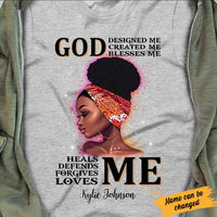 Personalized BWA God Create White T Shirt JN81 81O34 thumb 1