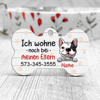 Personalized Dog German Hund Bone Pet Tag AP122 26O57 thumb 1