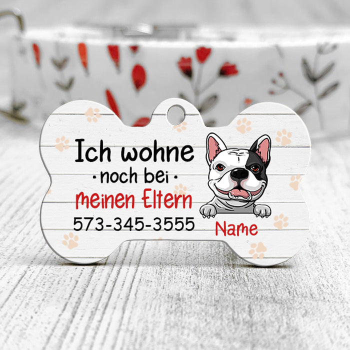 Personalized Dog German Hund Bone Pet Tag AP122 26O57 1
