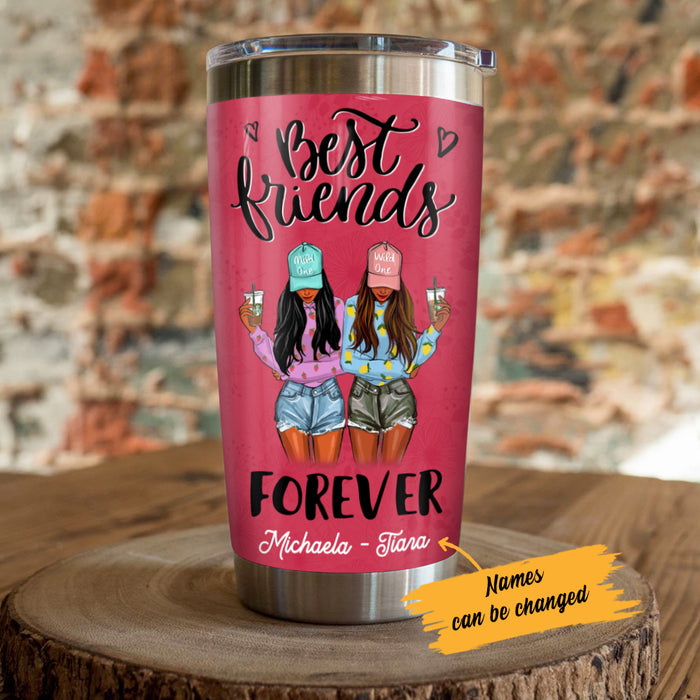 Personalized You Mean The World To Me BWA Friends Steel Tumbler AG43 28O57 1