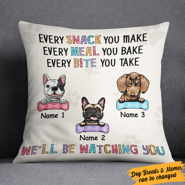Personalized Dog Watching You Pillow MR121 26O36 (Insert Included) 1