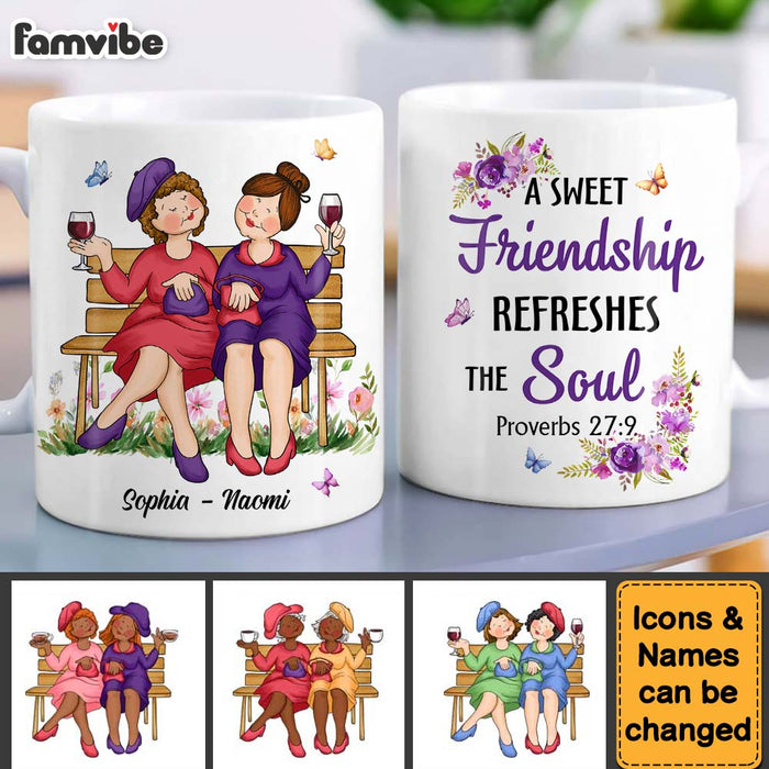 Personalized Gift For Friends A Sweet Friendship Mug 30658 1