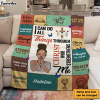 Personalized Gift For Christian Woman I Can Do All Things Blanket 31442 thumb 1