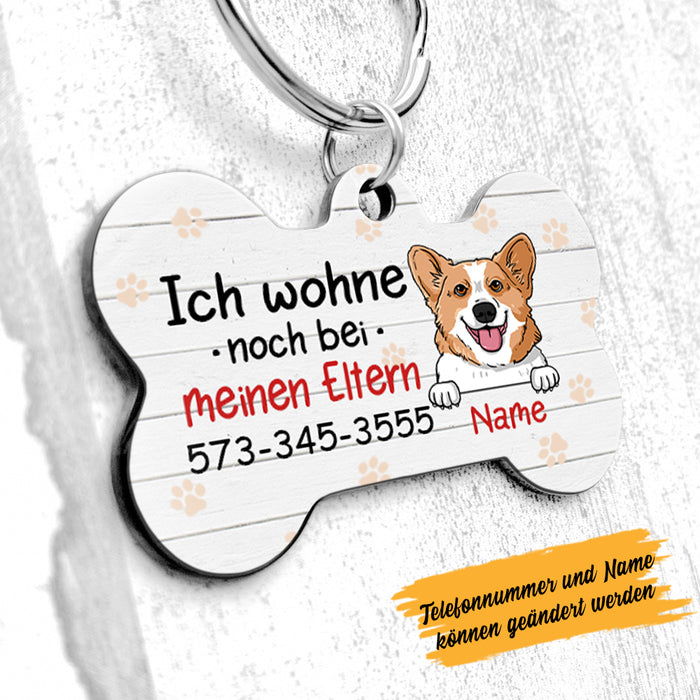 Personalized Dog German Hund Bone Pet Tag AP122 26O57 1