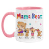 Personalized Mama Bear Colorful Flower Mug 25231 1