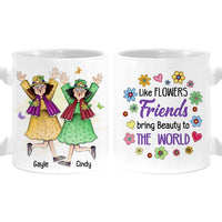 Personalized Gift For Friends Like Flowers Mug 30691 thumb 1