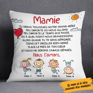 Personalized Grandma French Grand-mère Pillow AP92 26O58