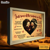 Personalized Couple Gift  Love Inspirational Affirmation Picture Frame Light Box 31370 thumb 1