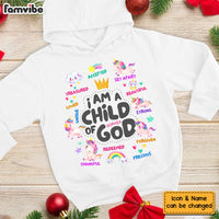 Personalized Gift For Grandson Dinosaur A Child Of God Kid Hoodie - Shirt - Sweatshirt 30216 thumb 1