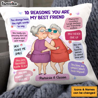 Personalized Gift Reasons You Are My Friend Pillow 31105 thumb 1