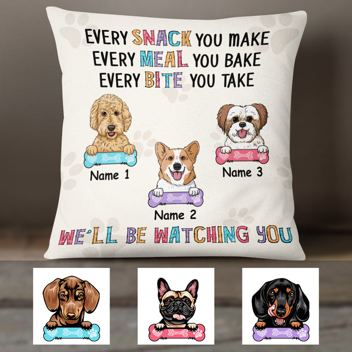 Personalized Dog Watching You Pillow MR121 26O36 (Insert Included) 1