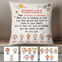 Personalized Postcard Letter To Grandma Pillow JR271 65O60 thumb 1