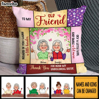 Personalized Friend Gift Thank You For Being My Unbiological Sister Pillow 31330 thumb 1