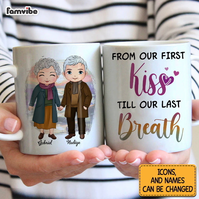 Personalized Couple From Our First Kiss Mug 31138 1